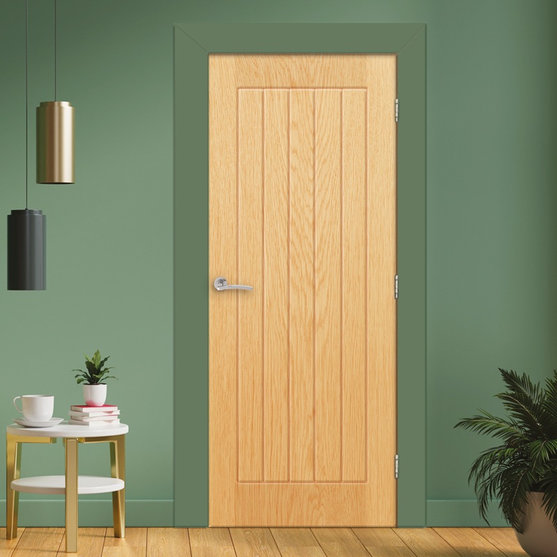 The Somerset Oak - Door Pack Number Two - 610mm Door - Polished Chrome